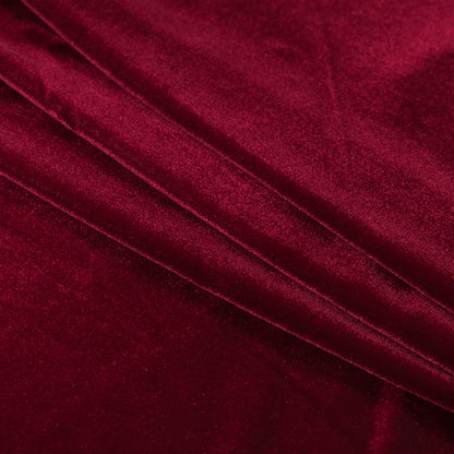 Stretch Velour - Sultan Red - Persica Collection Detail