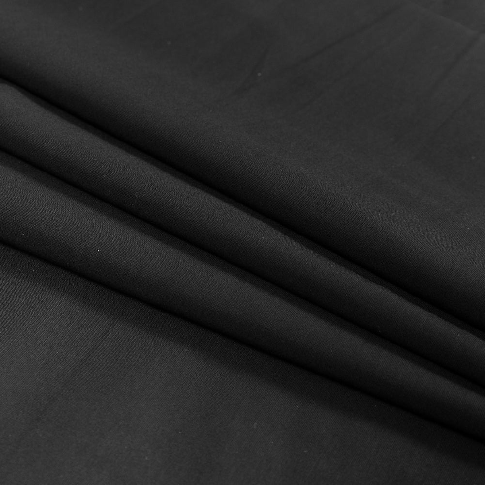 Stretch Ponte Knit - Black - Papilio Collection Folded