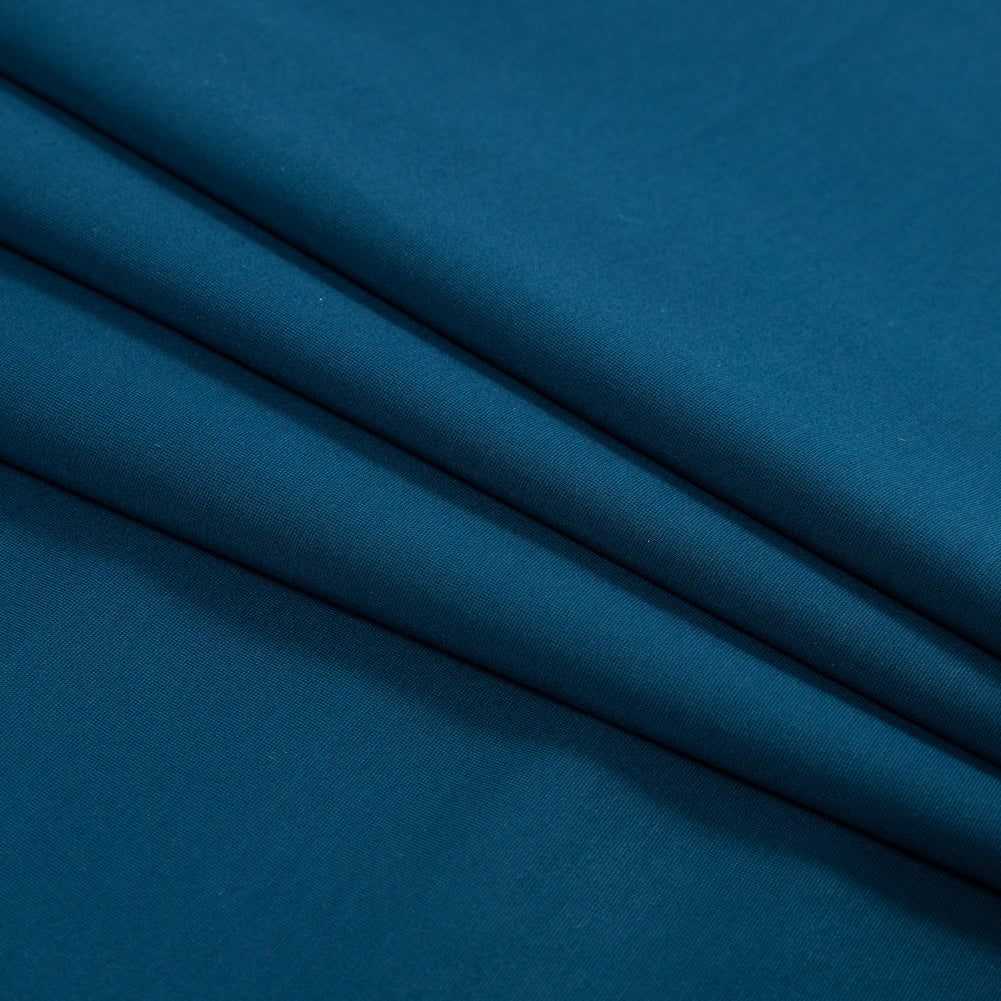 Stretch Ponte Knit - Dark Teal - Papilio Collection Folded