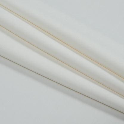 Stretch Ponte Knit - Whisper White - Papilio Collection Folded