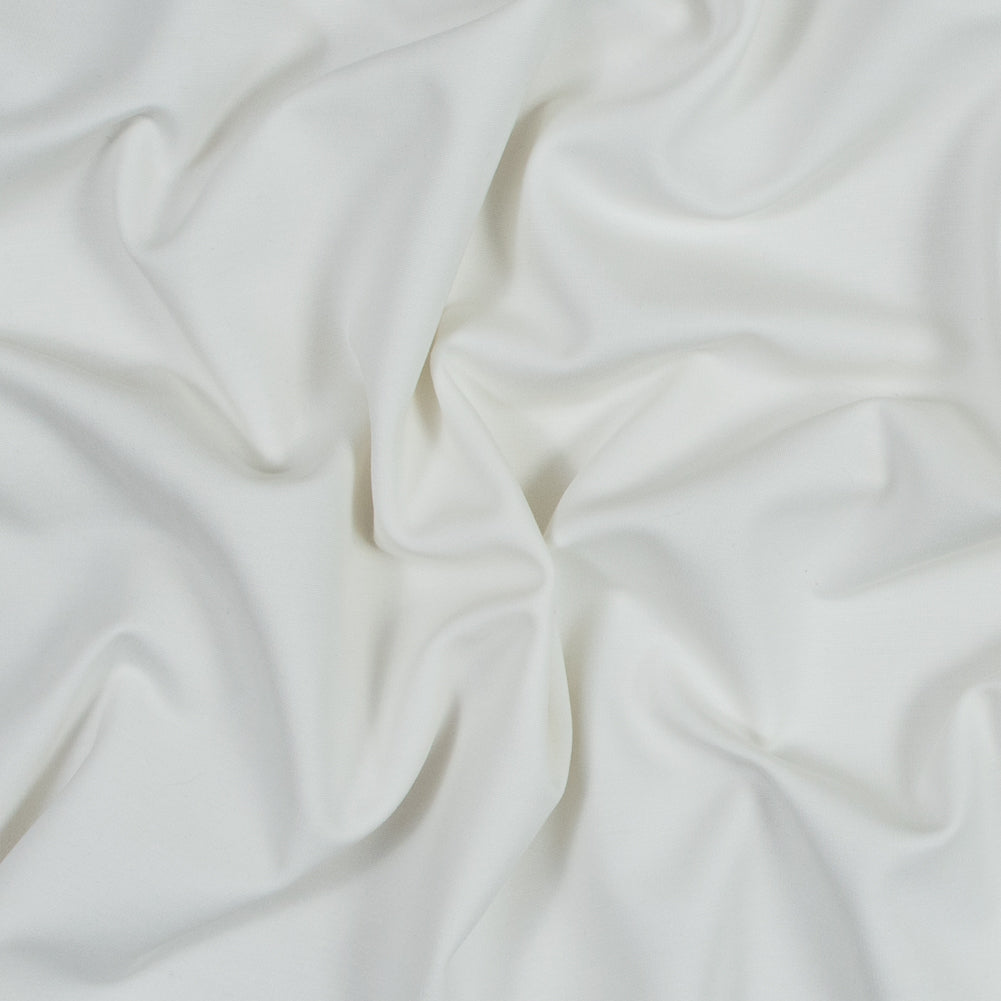 Stretch Ponte Knit - Whisper White - Papilio Collection
