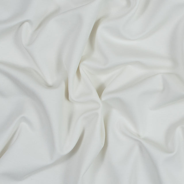 Stretch Ponte Knit - Whisper White - Papilio Collection