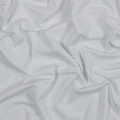 White Stretch Rayon Jersey