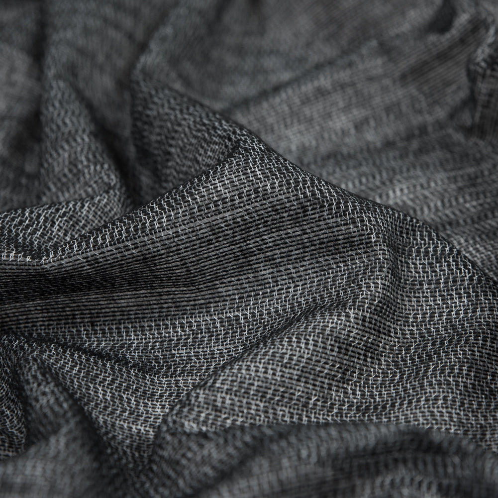 Heathered Black Warp Knitting Fusible Interfacing Full