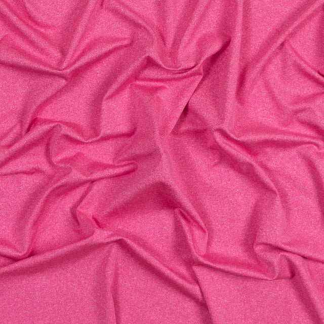Performance Jersey, Wicking and Anti-Microbial - Heathered Fuzzy Fuchsia