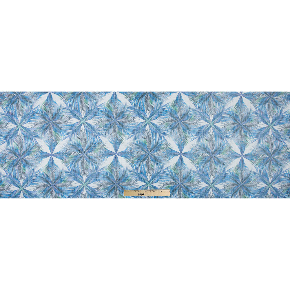 Italian Blue Tropical Digitally Printed Canvas Full