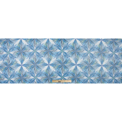 Italian Blue Tropical Digitally Printed Canvas Full