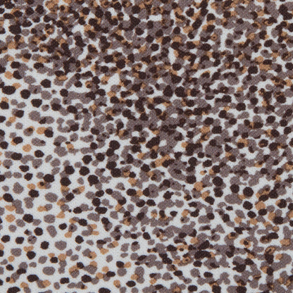 Italian Taupe Animal Digitally Printed Stretch Polyester Detail