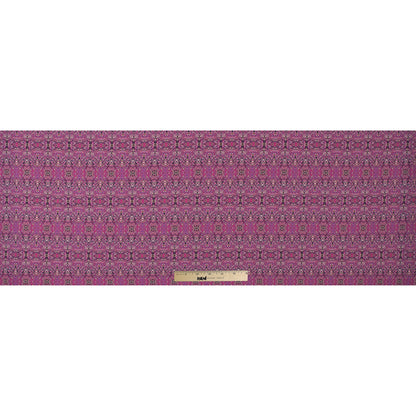 Italian Pink Kaleidoscopic Digitally Printed Stretch Polyester Full