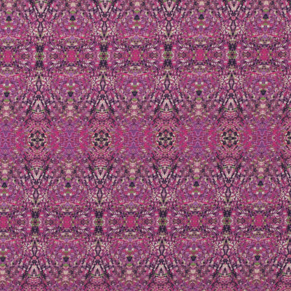 Italian Pink Kaleidoscopic Digitally Printed Stretch Polyester