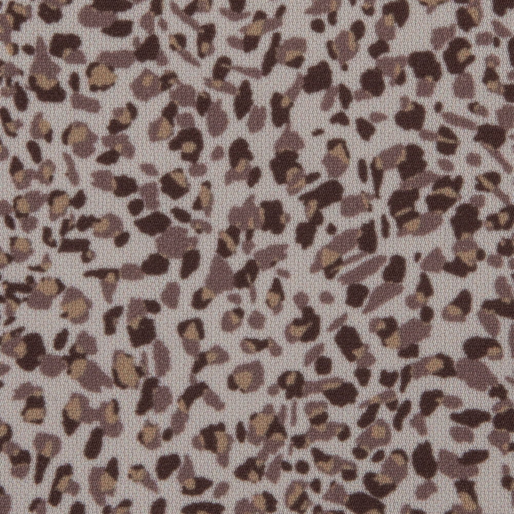 Italian Beige Animal Digitally Printed Stretch Polyester Detail