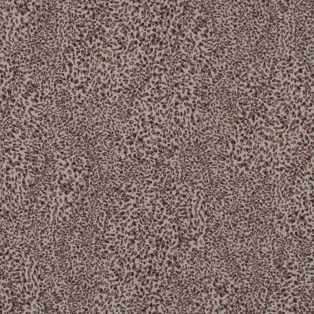 Italian Beige Animal Digitally Printed Stretch Polyester