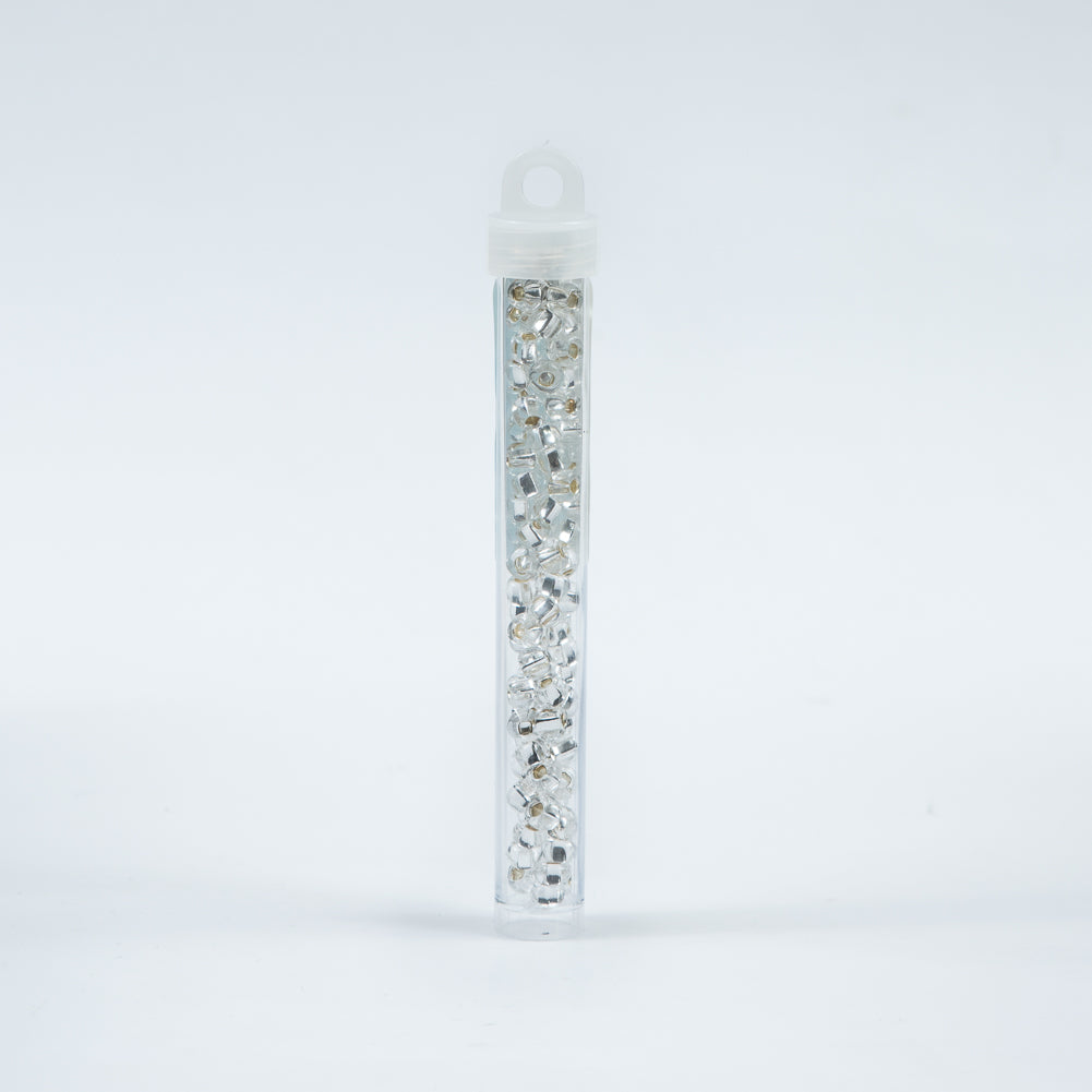 Clear Crystal Czech Seed Beads - Size 2 Detail