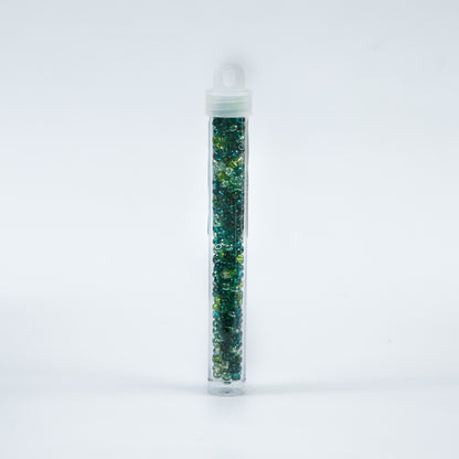 Mixed Seagreen Czech Seed Beads - Size 6 Detail