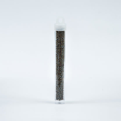 Iris Brown Iridescent Czech Seed Beads - Size 10 Detail