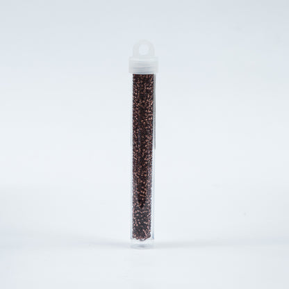 Copper Lined Amethyst Czech Seed Beads - Size 10 Detail