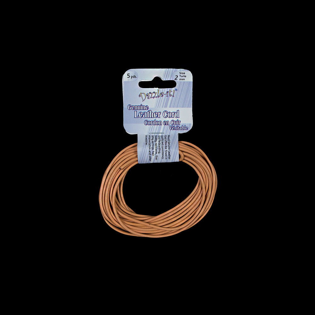 Dazzle-It Mango Genuine Leather Cord - 2mm