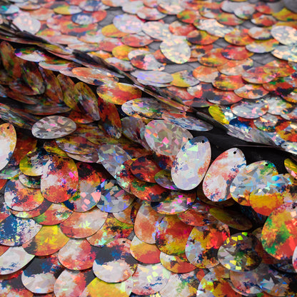 Multi-Color Reflective Large Paillette Sequins - Detail