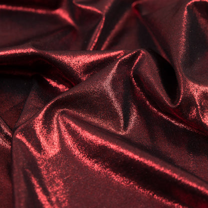 Metallic Mars Red All-Over Foil Knit Full