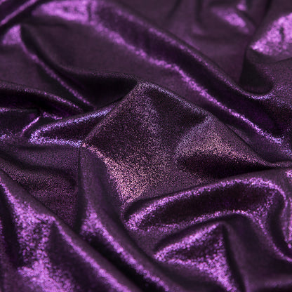 Metallic Hyacinth Violet All-Over Foil Knit Full