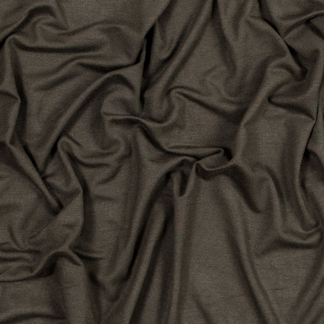 Olive Stretch Rayon Jersey