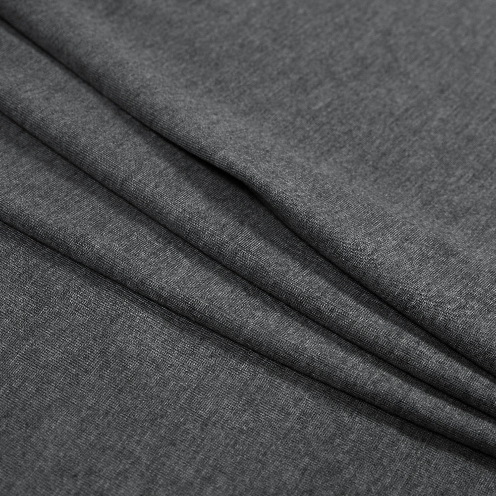 Charcoal Gray Modal Jersey - Folded