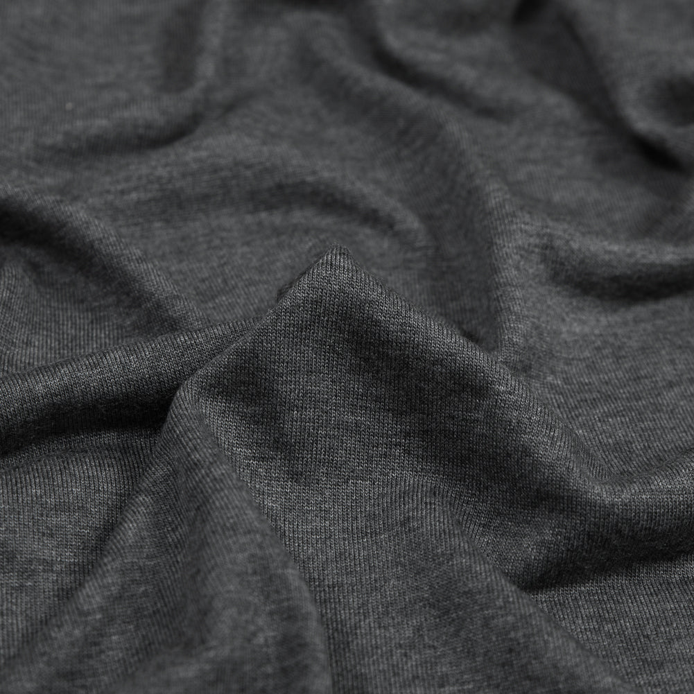 Charcoal Gray Modal Jersey - Detail