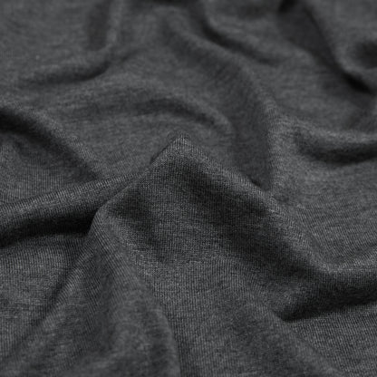 Charcoal Gray Modal Jersey - Detail