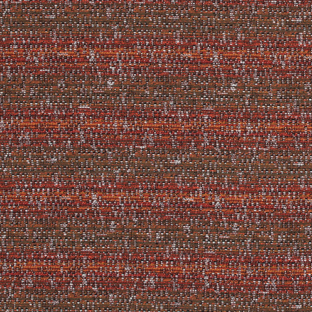Red, Orange and Brown Cotton Tweed