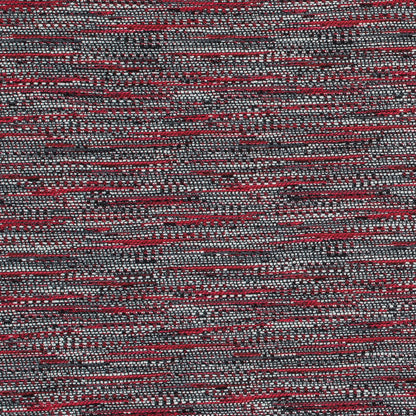 Red and White Cotton Tweed