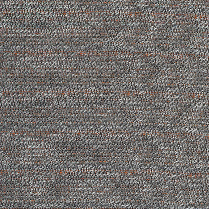 Truffle, Orange and White Cotton Tweed