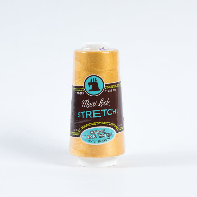 Maxi-Lock Stretch Serger Thread 2000yds - Gold