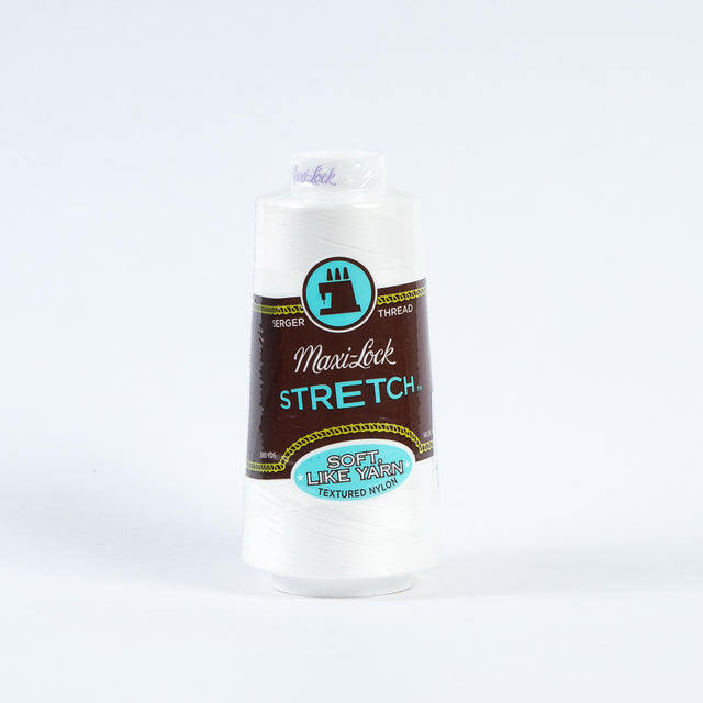 Maxi-Lock Stretch Serger Thread 2000yds - White