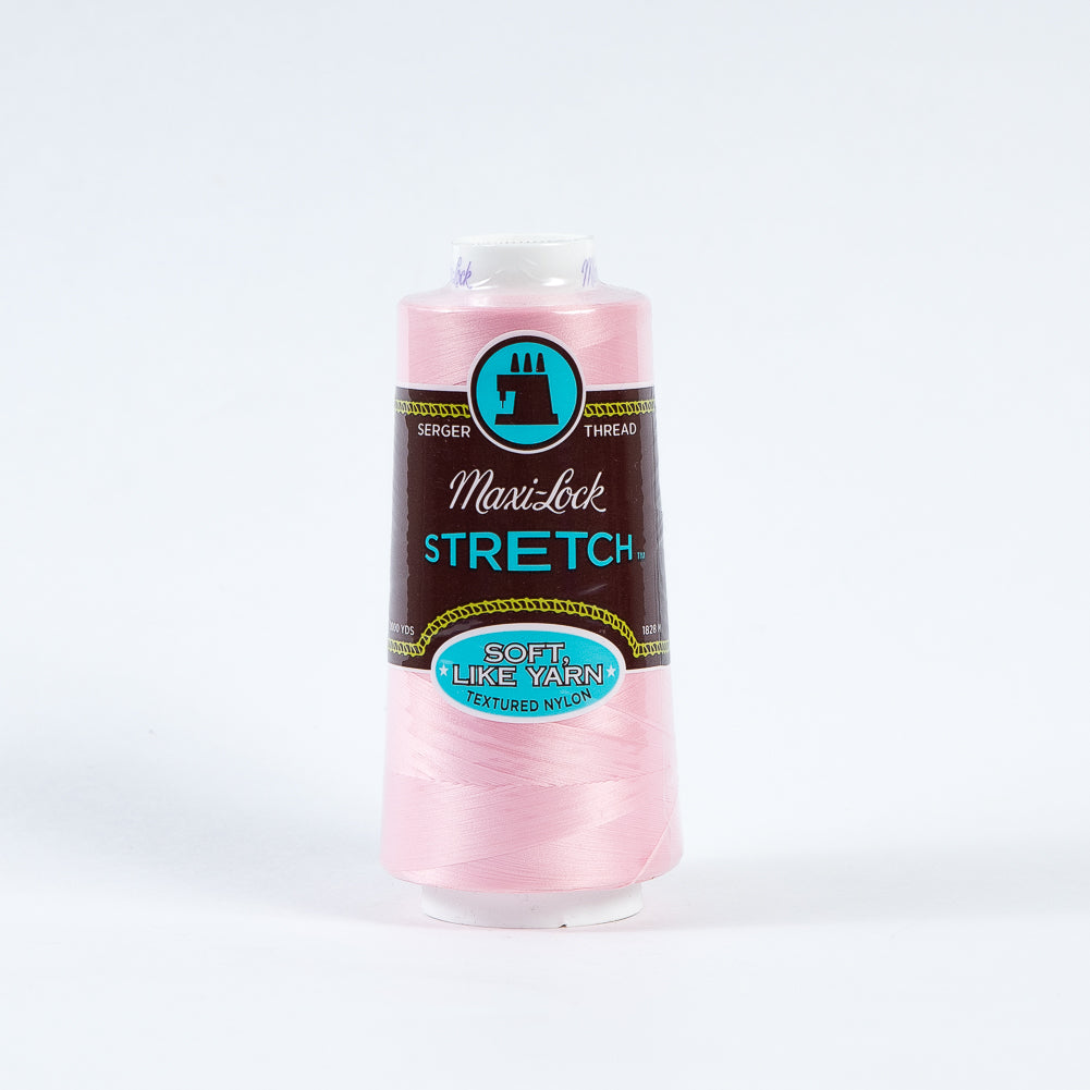 Maxilock Medium Pink Stretch Serger Thread