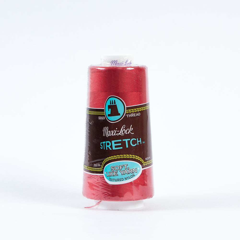 Maxilock Poppy Red Stretch Serger Thread