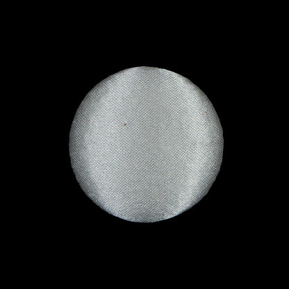 Ivory Silk Covered Button - 36L/23mm