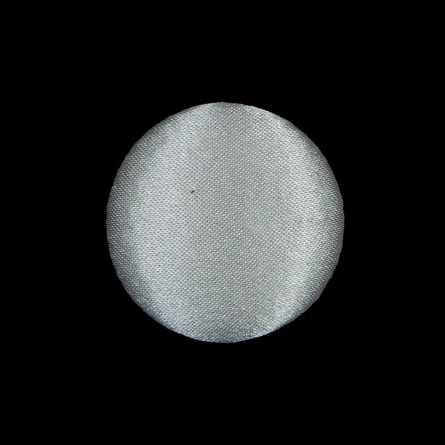 Ivory Silk Covered Button - 36L/23mm