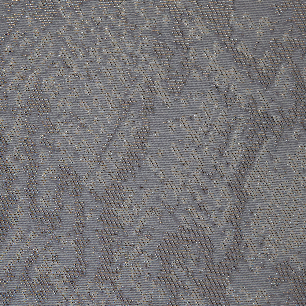 Metallic Ivory, Gray and Nude Python Jacquard Detail