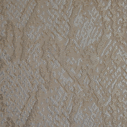 Metallic Beige and Nude Python Jacquard Detail