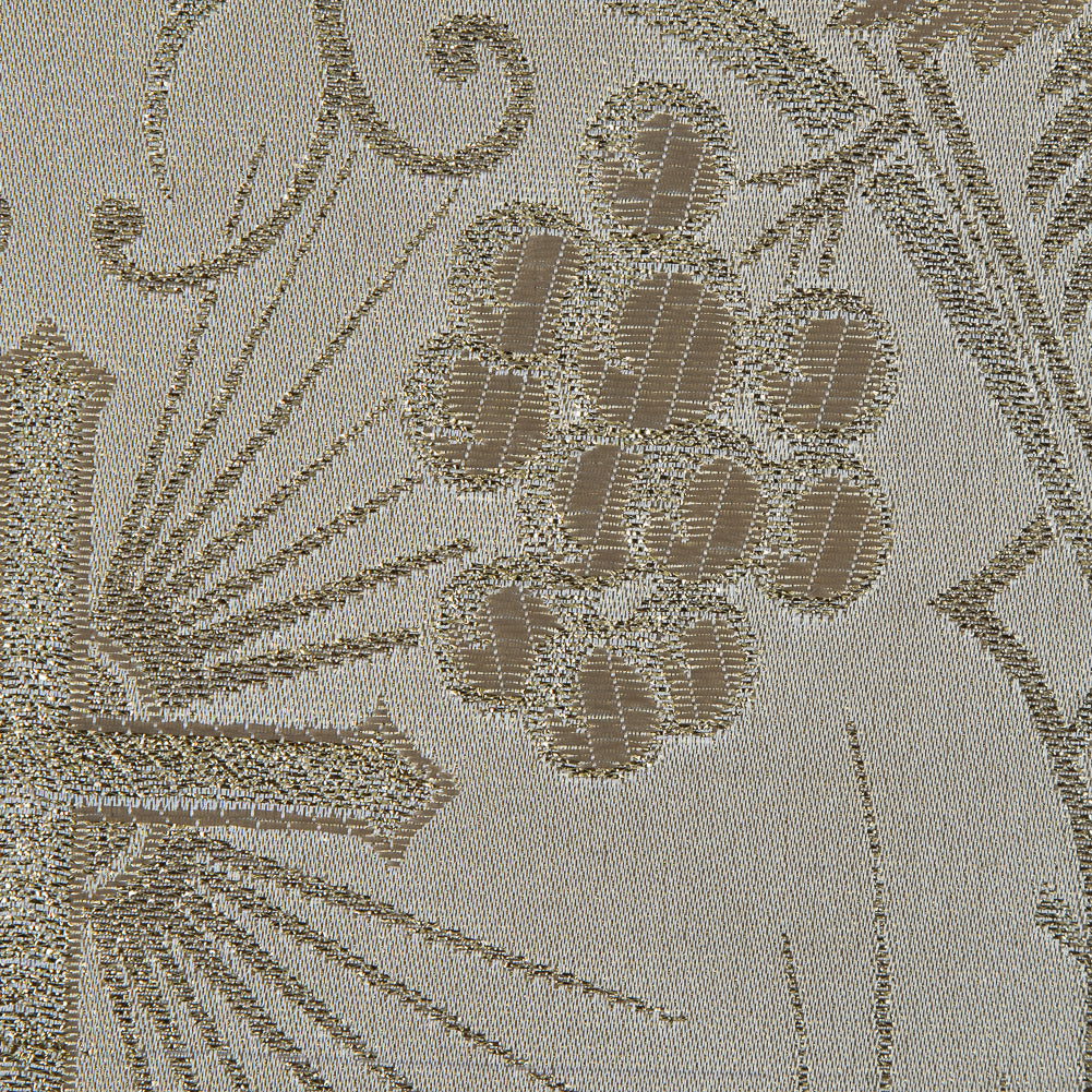 Metallic Gold and Beige Vestment Jacquard Detail