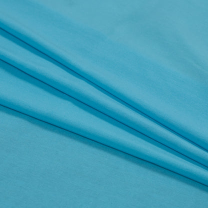 Aqua Cotton Voile Folded