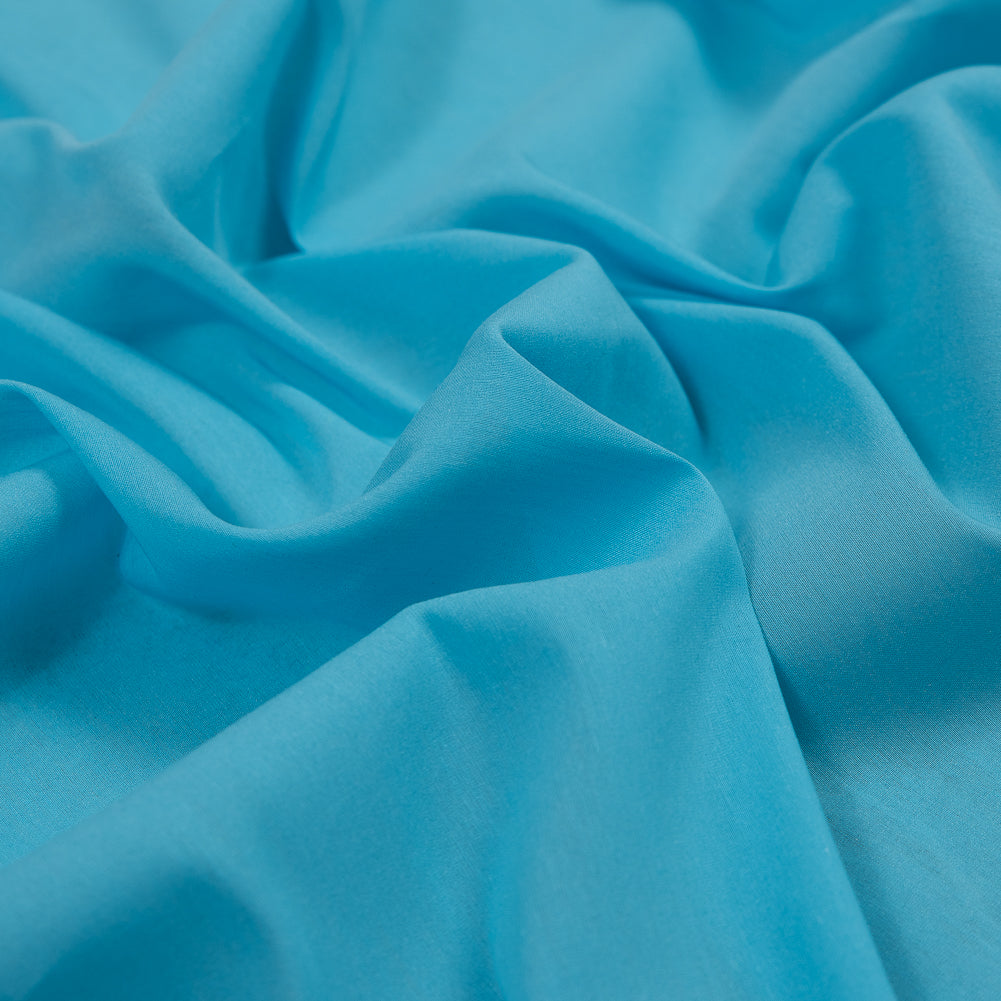 Aqua Cotton Voile Detail