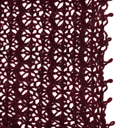 Novelty Acrylic Lace - Maroon