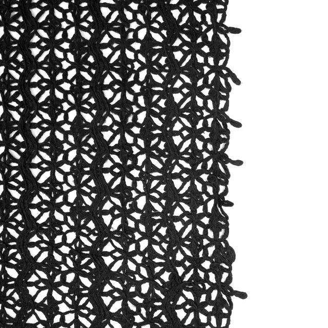 Novelty Acrylic Lace - Black