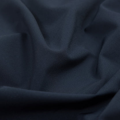 Navy Stretch Woven Cotton Blend Detail