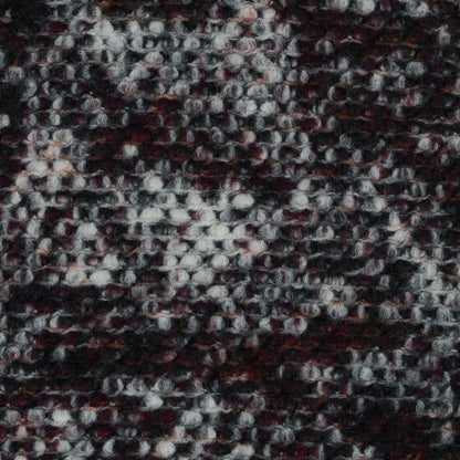 Orange, Red and Black Speckled Wool Knit