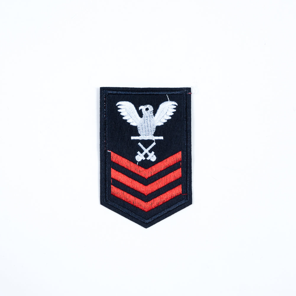 Italian Blue and Red Military Patch - 2.5" x 4"