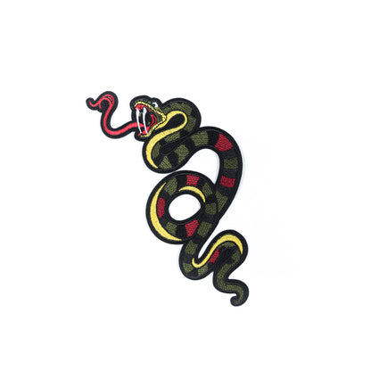 Italian Large Snake Patch - 9" x 4.5"