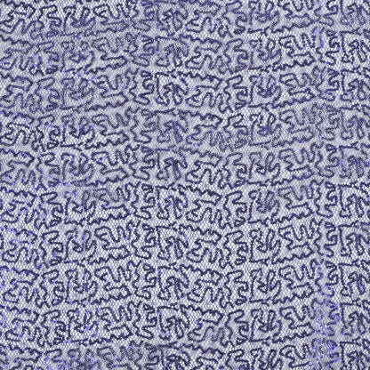 Netting with All-Over Circle Baby Sequins - Purple Detail