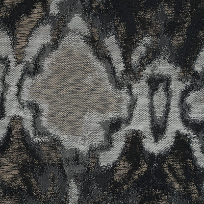 Gray and Beige Abstract Jacquard Detail